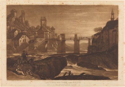 Lauffenbourgh no Reno de Joseph Mallord William Turner and Thomas Hodgetts