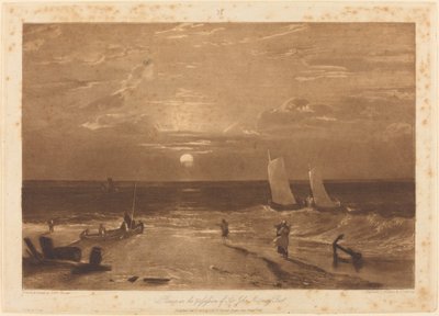 O pedaço de mar Mildmay de Joseph Mallord William Turner and W.T. Annis and J.C. Easling