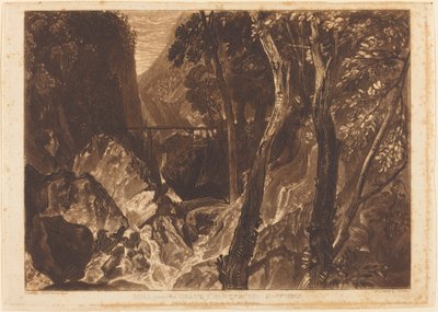 Moinho perto do Grand Chartreuse de Joseph Mallord William Turner and Warren B. Davis