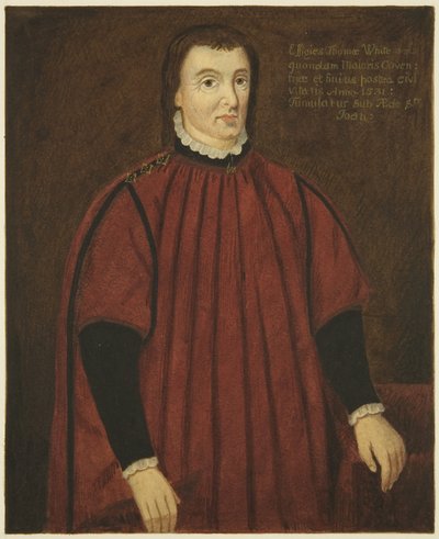 Retrato na Casa do Conselho de Thomas White (lápis e aguarela sobre papel) de Joseph Manning