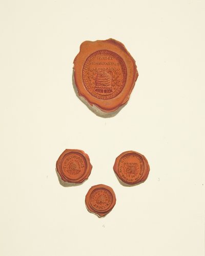 Selos do Hospital de São Pedro (aguarela sobre papel) de Joseph Manning