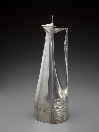 Decanter de vinho, c. 1901 (peltre) de Joseph Maria Olbrich