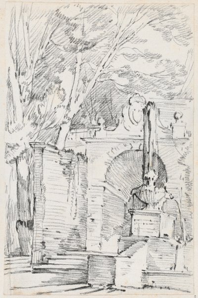 Fonte de Pomona nos Jardins da Villa d