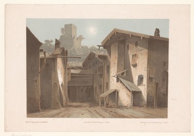 Vista de Bad Ragaz
Hof-Ragatz cantão St. Gallen (título sobre o objecto) de Joseph Maximilian Kolb