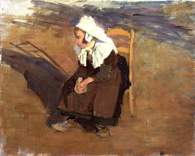 Pensamentos nocturnos (óleo sobre tela) de Joseph Milner Kite