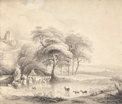 Paisagem com um vau de Joseph Mössmer