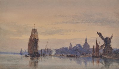 Frederickstad sobre o Eider, Dinamarca de Joseph Murray Ince