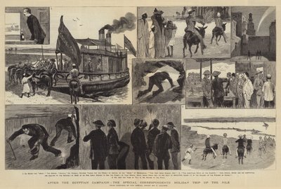 Após a Campanha do Egito, a viagem de férias dos Correspondentes Especiais no Nilo de Joseph Nash