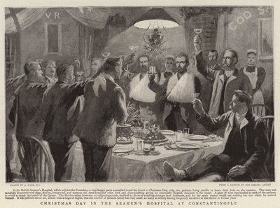 Dia de Natal no Hospital dos Marinheiros em Constantinopla de Joseph Nash