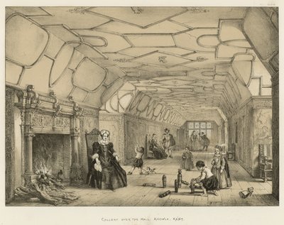 Galeria sobre o corredor, Knowle, Kent de Joseph Nash