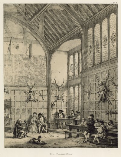 Salão, Ockwells, Berks de Joseph Nash