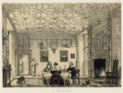 Salão, Wakehurst, Sussex de Joseph Nash