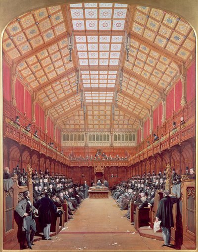 Interior da Câmara dos Comuns de Joseph Nash
