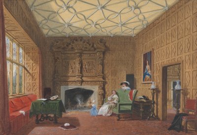 Levens, Westmoreland, The Small Drawing Room de Joseph Nash