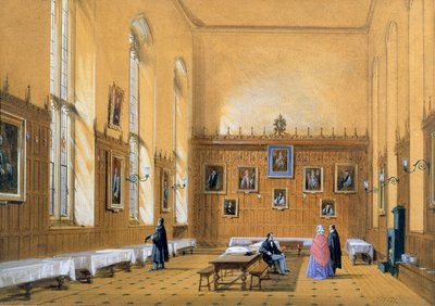 New College Hall, 1858 de Joseph Nash