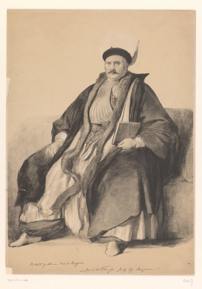 Retrato de Abram Jacob Messir de Joseph Nash