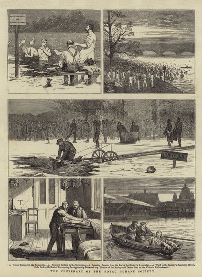 O centenário da Royal Humane Society de Joseph Nash