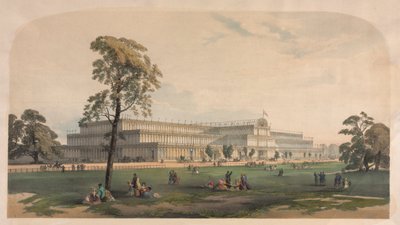 O Palácio de Cristal, c. 1850 de Joseph Nash