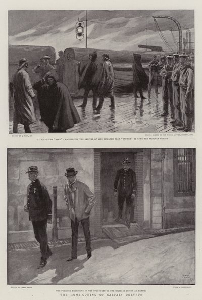 A vinda em casa do capitão Dreyfus de Joseph Nash