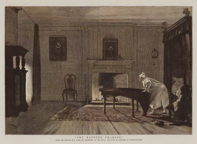 A câmara caçada (cromolitho) de Joseph Nash