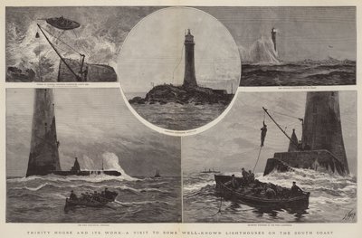 Trinity House e sua obra, uma visita a alguns dos mais conhecidos faróis da costa sul de Joseph Nash