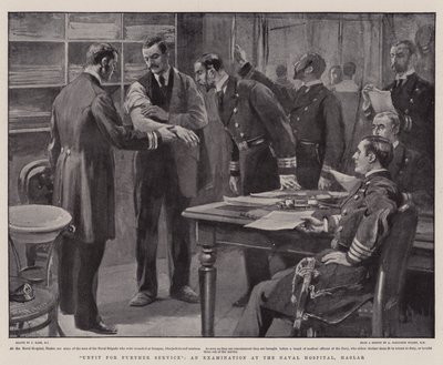 Apto para serviço adicional, um exame no Hospital Naval de Haslar de Joseph Nash