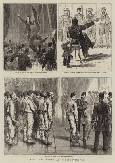Com os turcos em Constantinopla de Joseph Nash