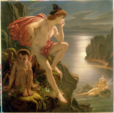 Oberon e a sereia de Joseph Noel Paton