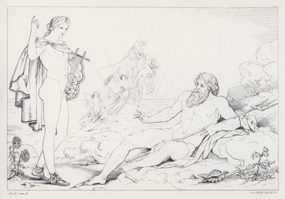 Shelleys Prometheus Unbound, Ato III, Cena 2 de Joseph Noel after Paton