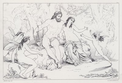 Shelleys Prometheus Unbound, Act III, Cena 4 de Joseph Noel after Paton