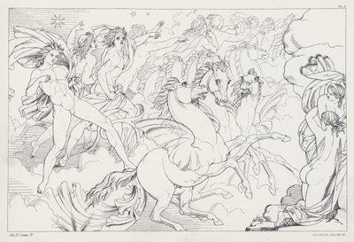 Shelleys Prometheus Unbound, Ato II, Cena 4 de Joseph Noel after Paton