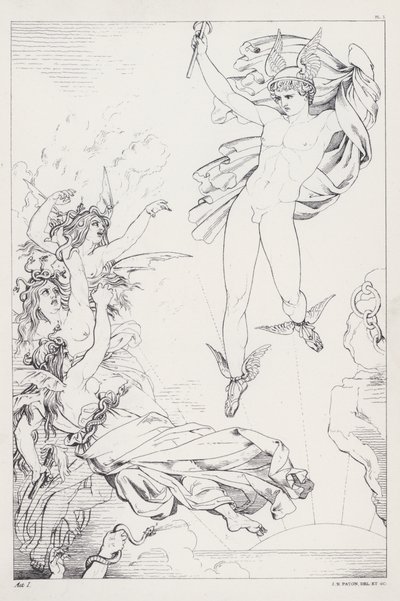 Shelleys Prometheus Unbound, Ato I de Joseph Noel after Paton
