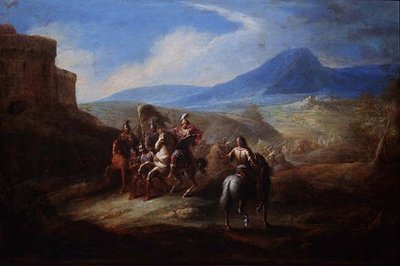 A cavalaria e seus prisioneiros de Joseph Parrocel