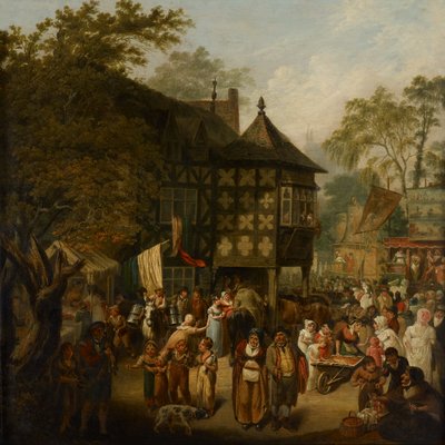 Eccles Wakes (óleo sobre painel) de Joseph Parry
