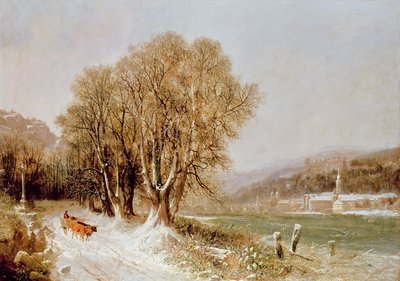 No rio Neckar, Heidelberg de Joseph Paul Pettit