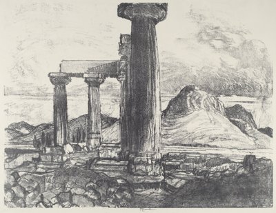 Acro, Corinto de Corinto de Joseph Pennell