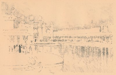 Auto-litografia por J. Pennell, c1877-1898, 1898 de Joseph Pennell