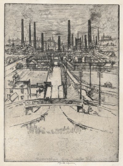 Birmingham de Granlley Hill de Joseph Pennell