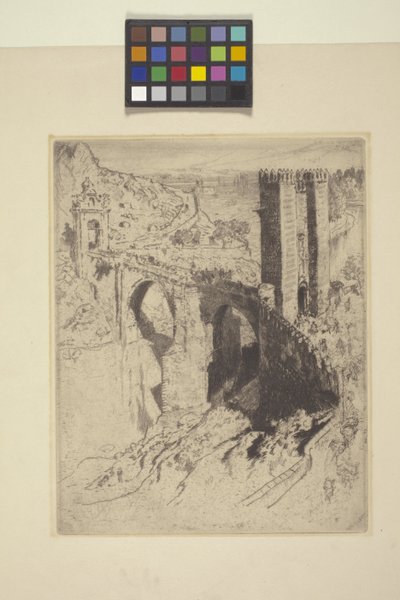 Ponte de Alcântara (gravura) de Joseph Pennell