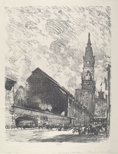 Estação Broad St. de Joseph Pennell