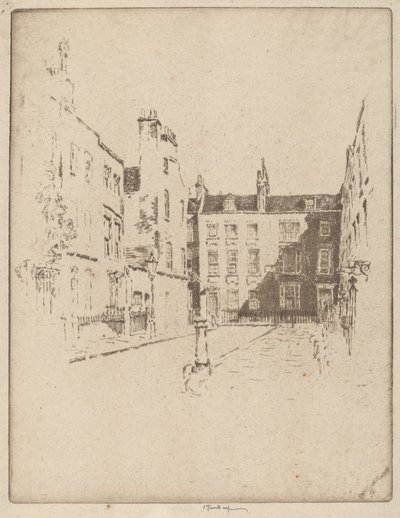 Rua Cowley, Westminster de Joseph Pennell