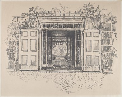 Porta, Wyck, 1912. de Joseph Pennell