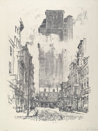 Rua Sansom de Joseph Pennell