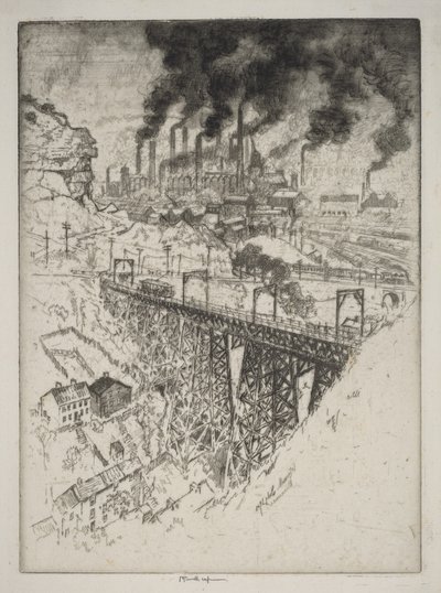 Fábricas Edgar Thomson, Bessemer de Joseph Pennell