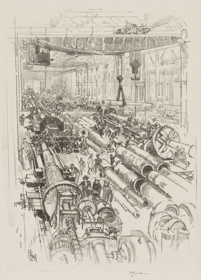 Trabalho de Guerra Inglês: A Loja de Armas de Joseph Pennell