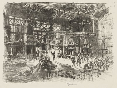 Trabalho de Guerra Inglês: The Presses de Joseph Pennell