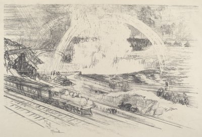 Falls Station, Niagara, 1910. de Joseph Pennell