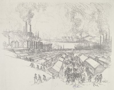 Cinco horas de Joseph Pennell