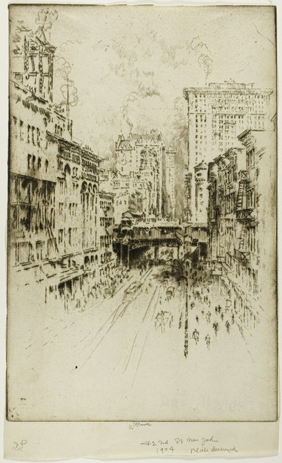 Rua Quarenta e Dois de Joseph Pennell
