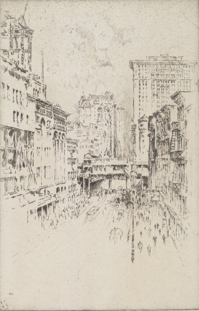 Rua Quarenta-Segunda, 1904. de Joseph Pennell